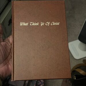 Brown Hardcover Book